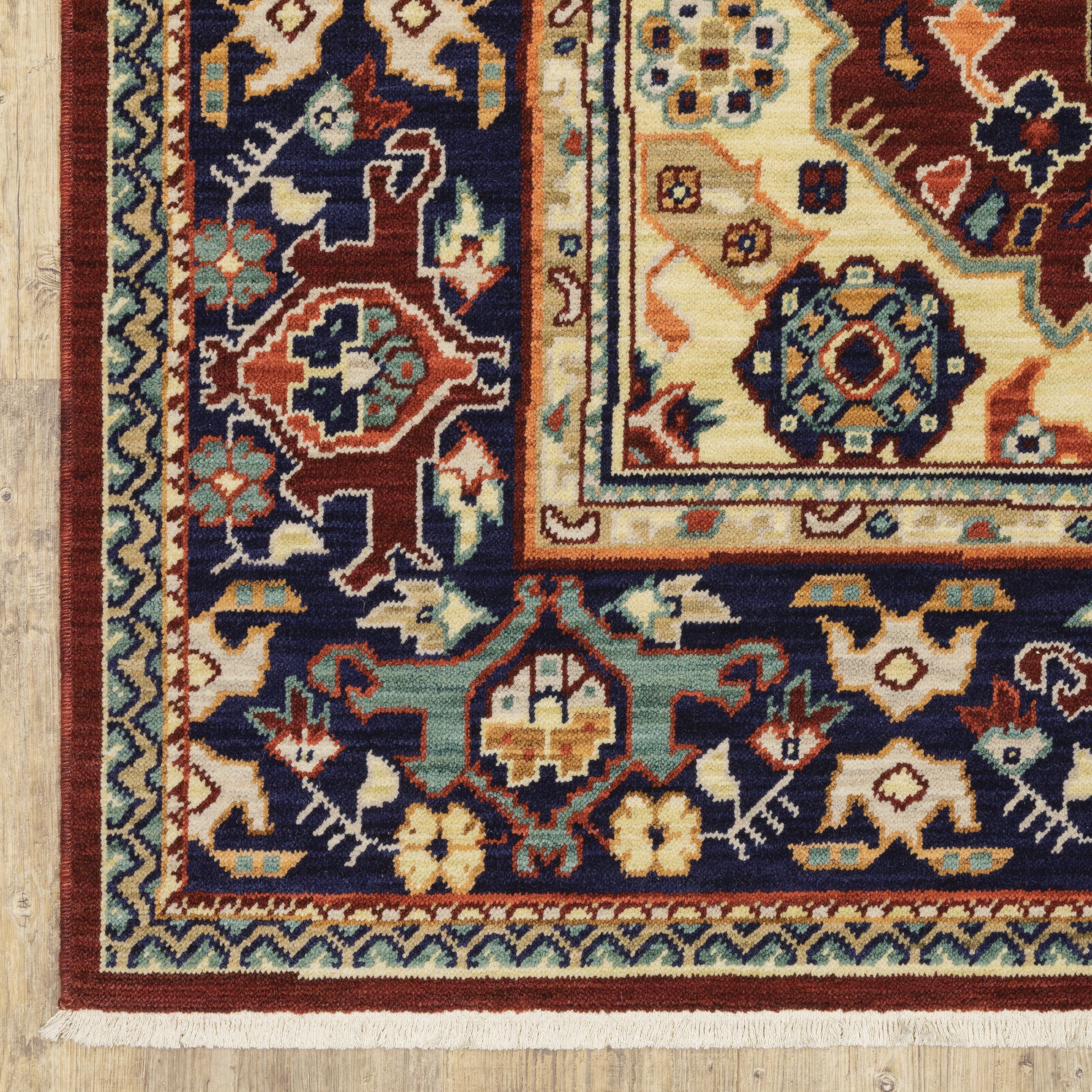 Oriental Weavers Lilihan 2062R Red/Blue Area Rug