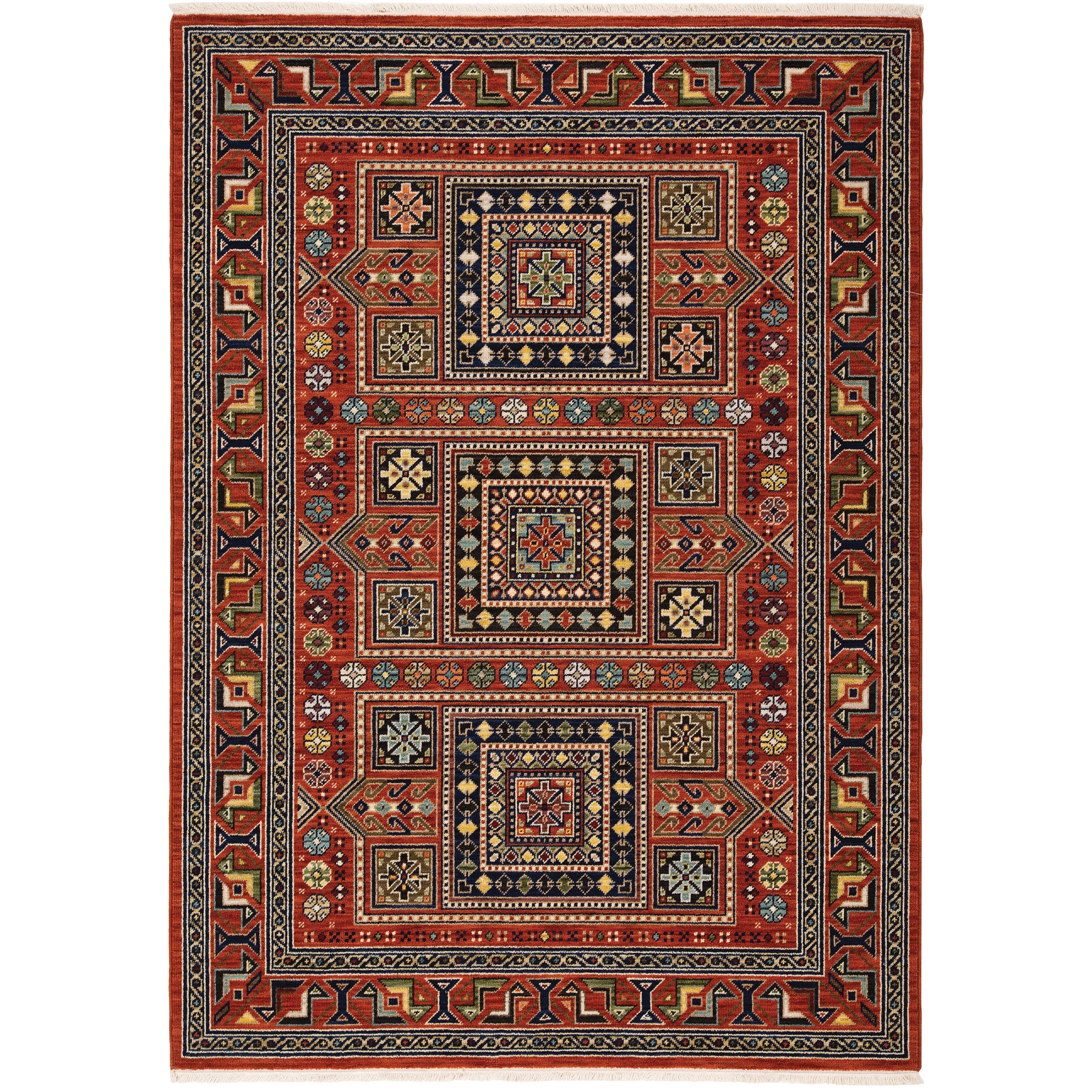 Oriental Weavers Lilihan 2C Red/Multi Area Rug