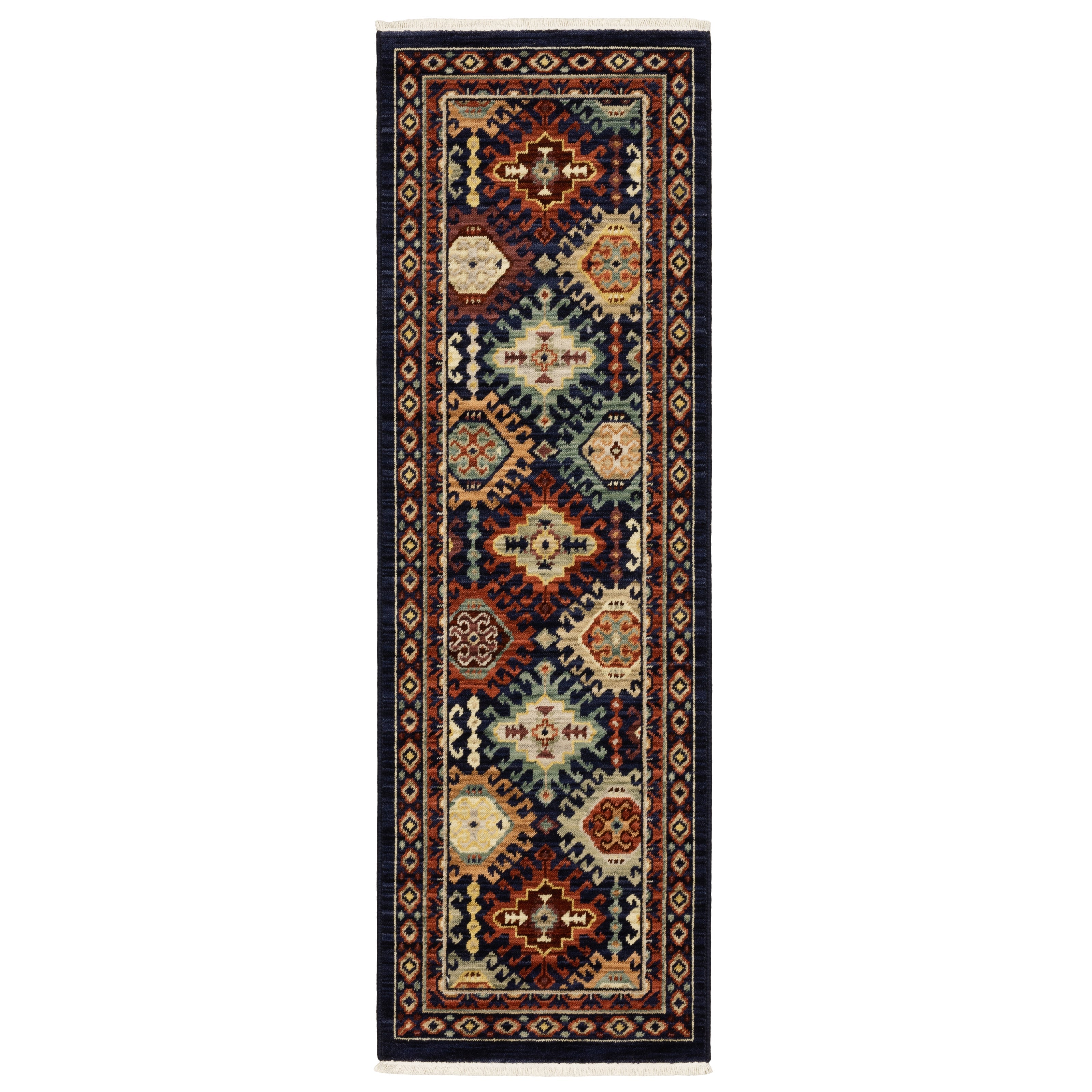 Oriental Weavers Lilihan 3B Navy/Multi Area Rug