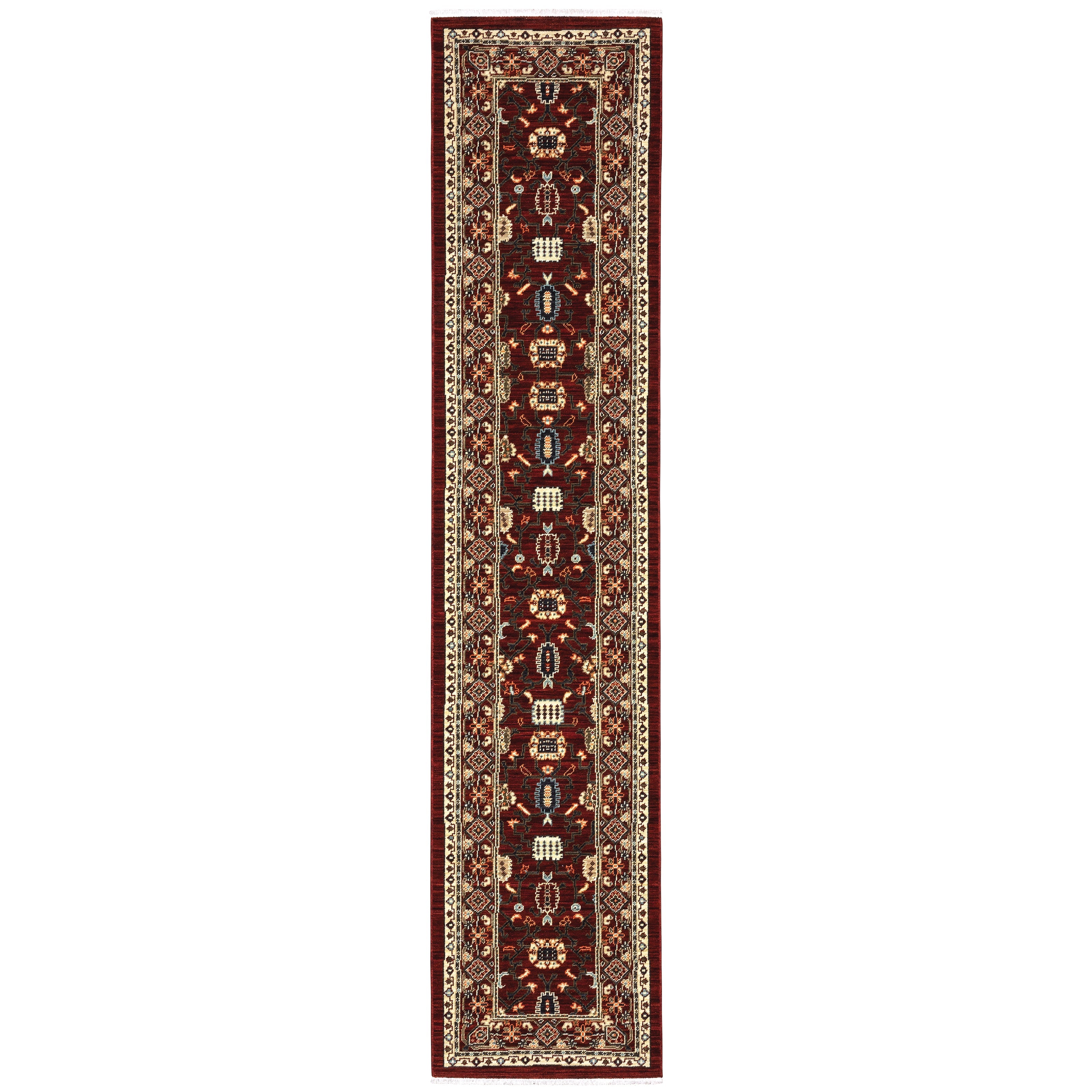 Oriental Weavers Lilihan 43S Red/Black Area Rug