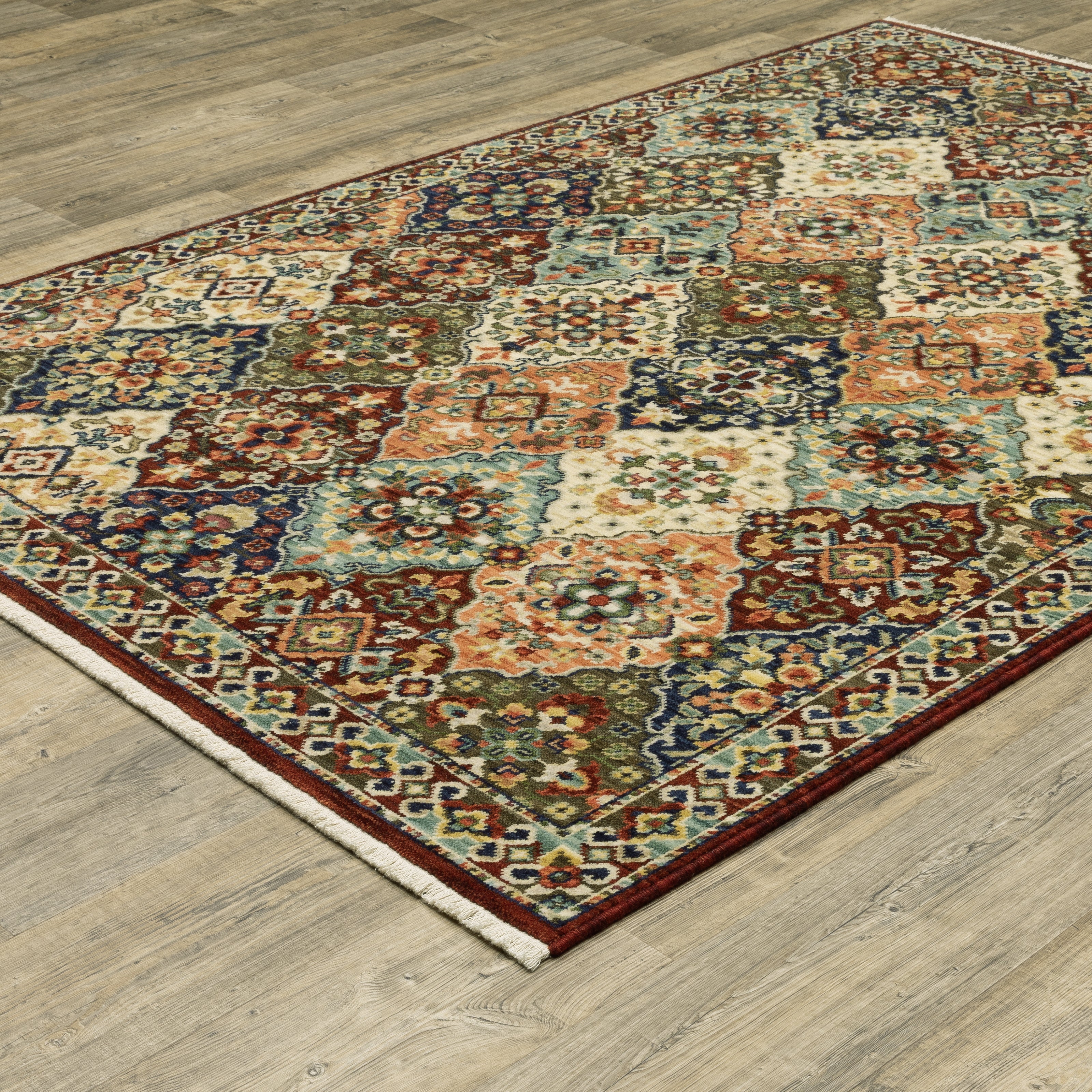 Oriental Weavers Lilihan 50X Red/Multi Area Rug
