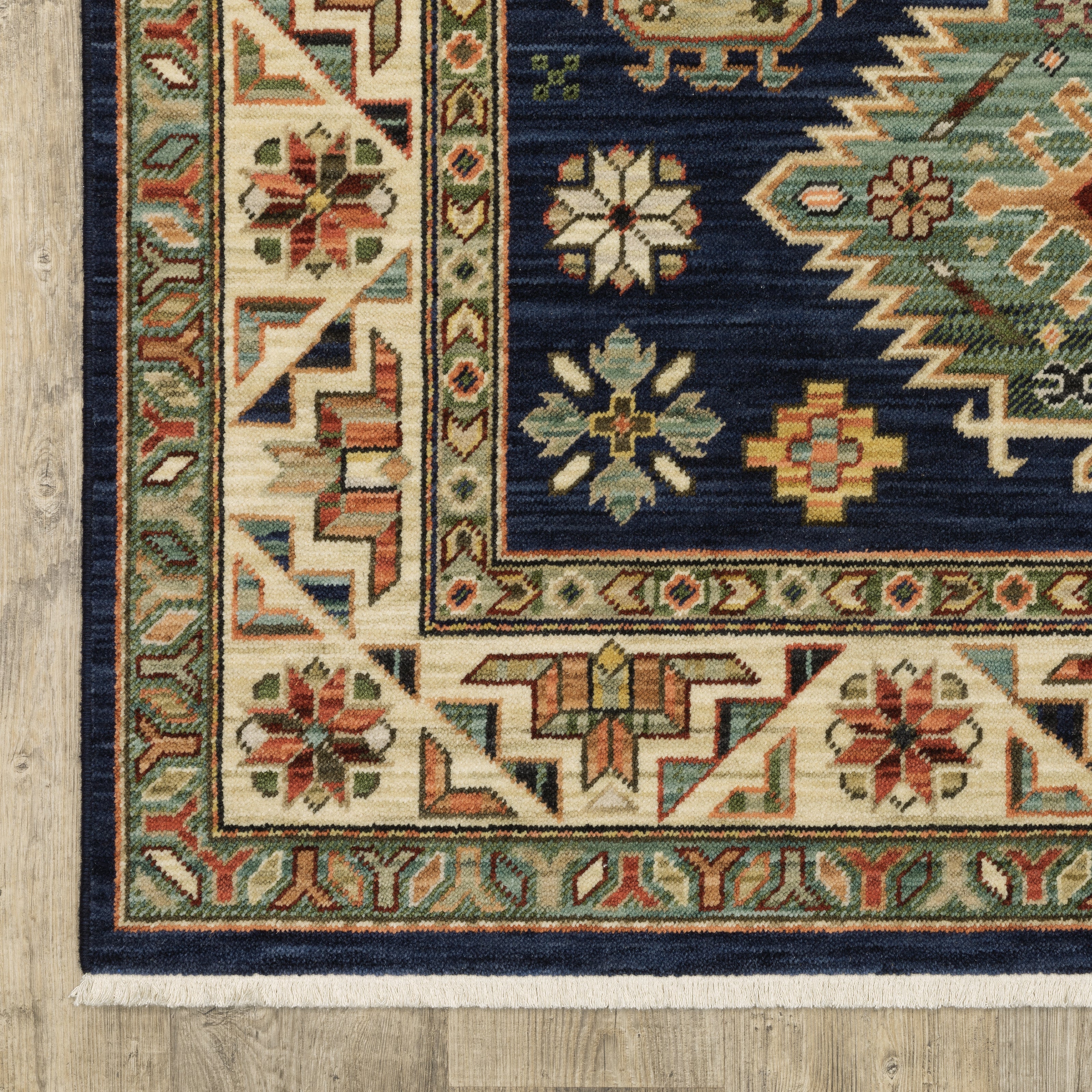 Oriental Weavers Lilihan 532B Navy/Multi Area Rug