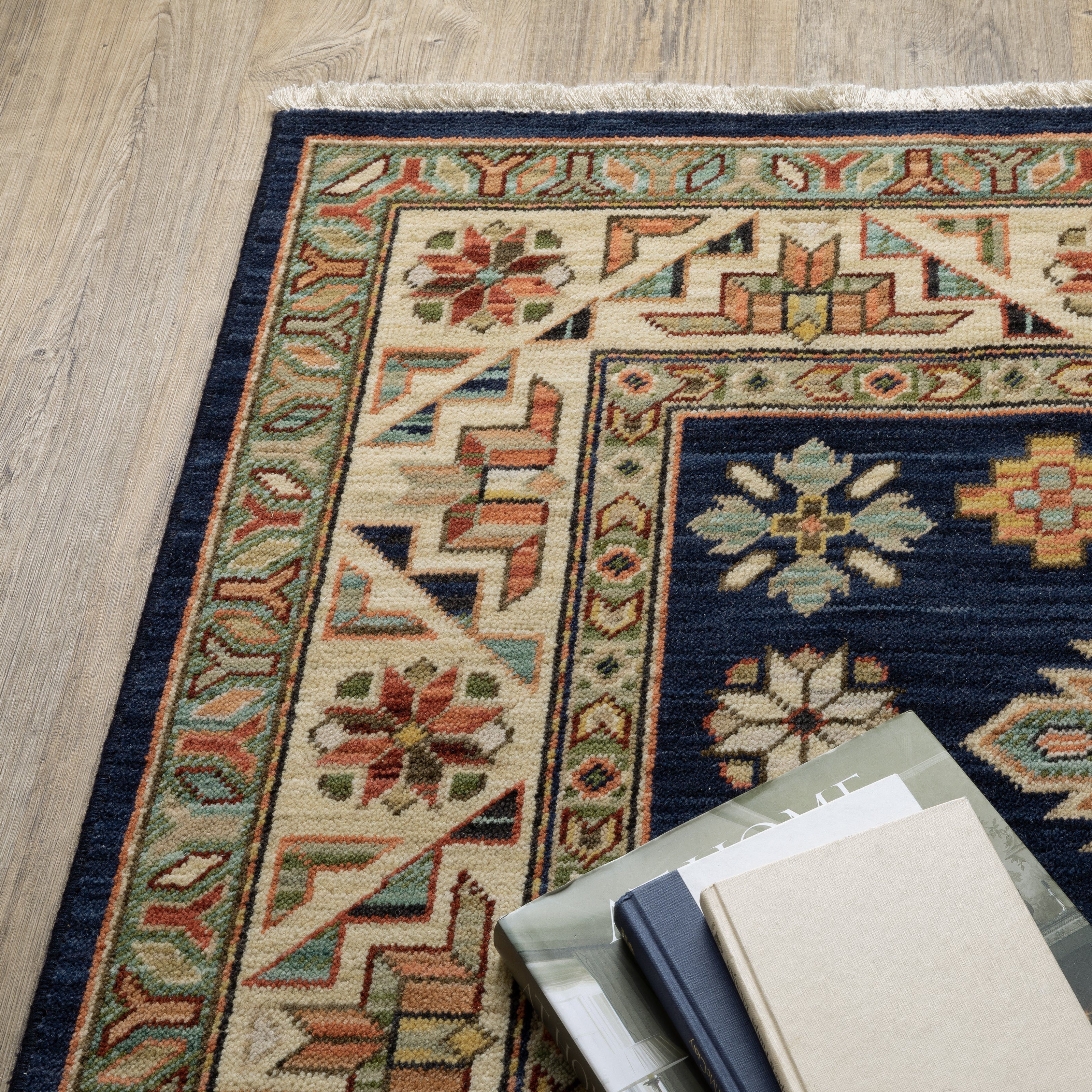 Oriental Weavers Lilihan 532B Navy/Multi Area Rug