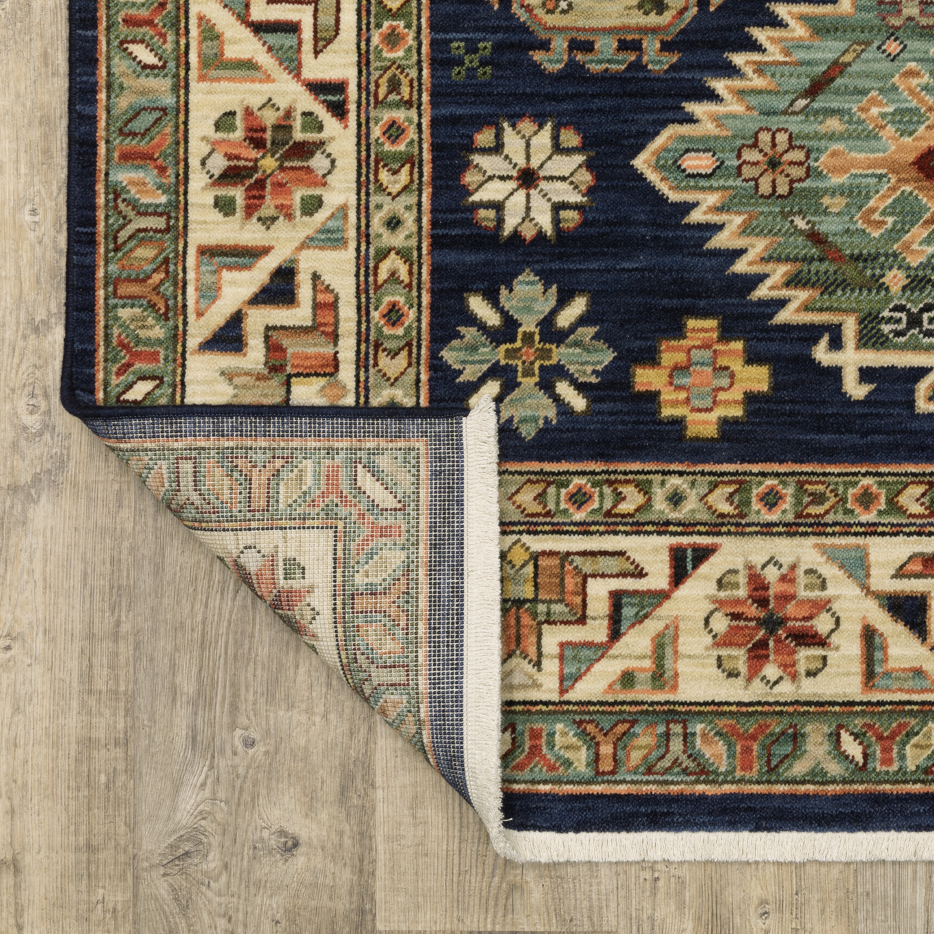 Oriental Weavers Lilihan 532B Navy/Multi Area Rug