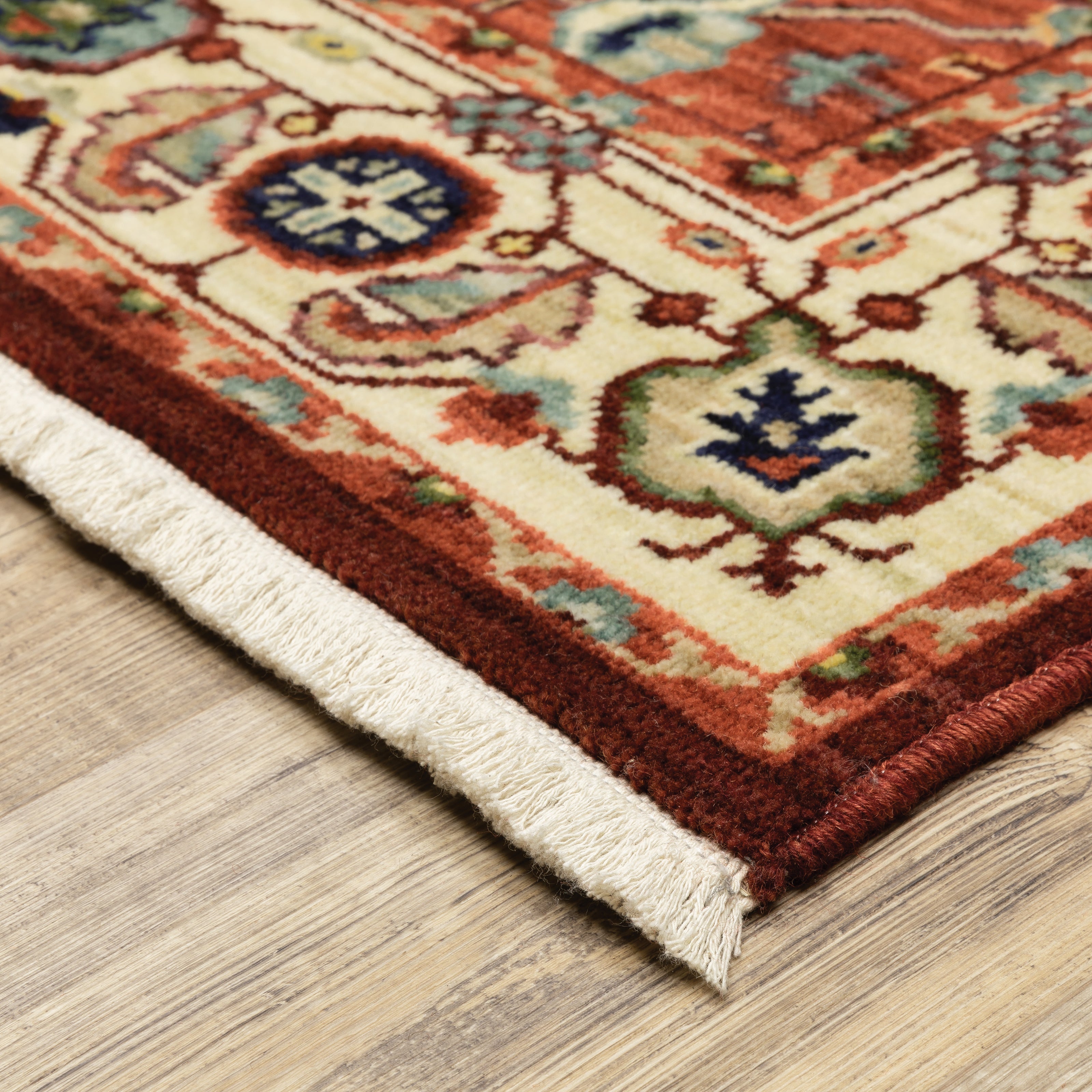 Oriental Weavers Lilihan 5502C Red/Ivory Area Rug