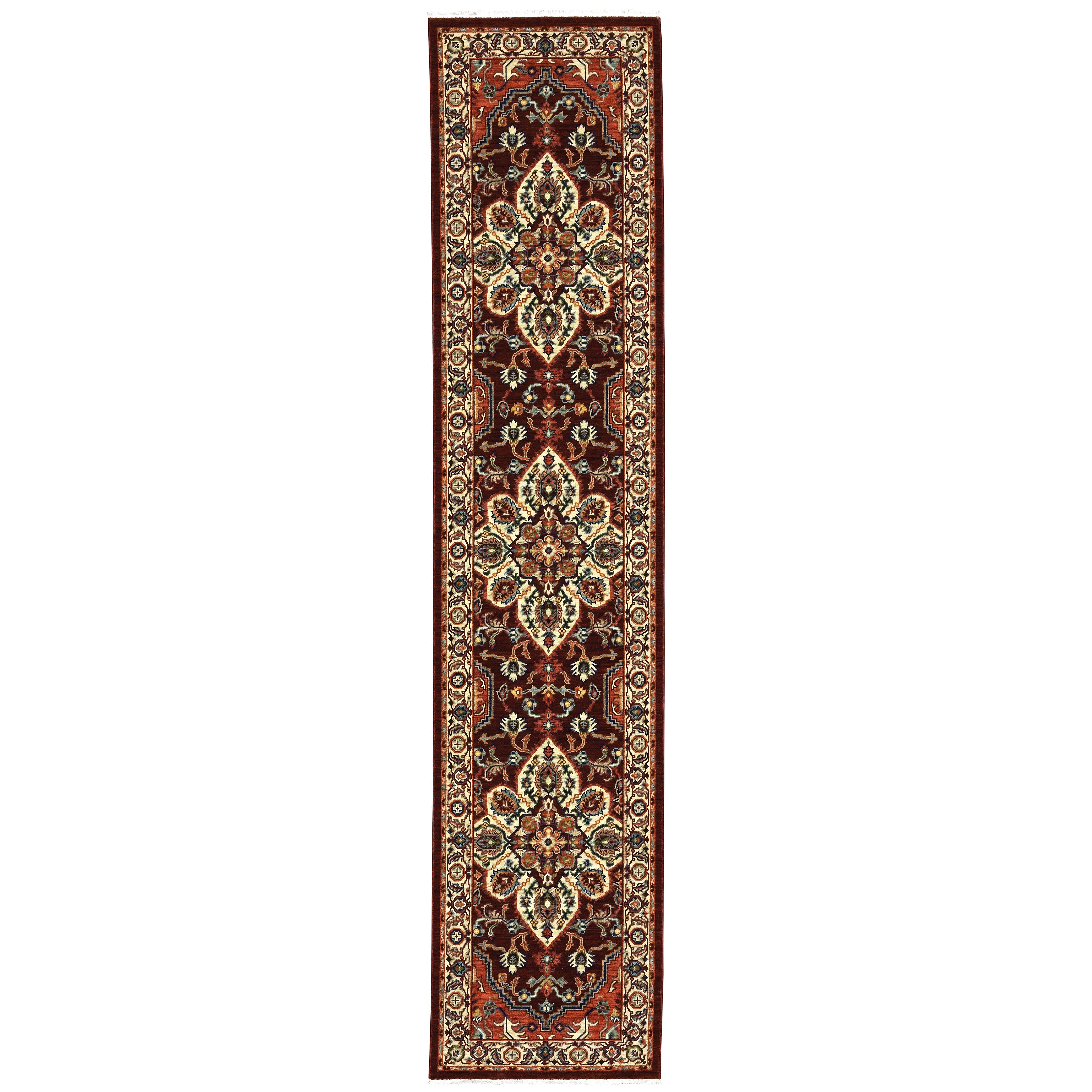 Oriental Weavers Lilihan 5502C Red/Ivory Area Rug