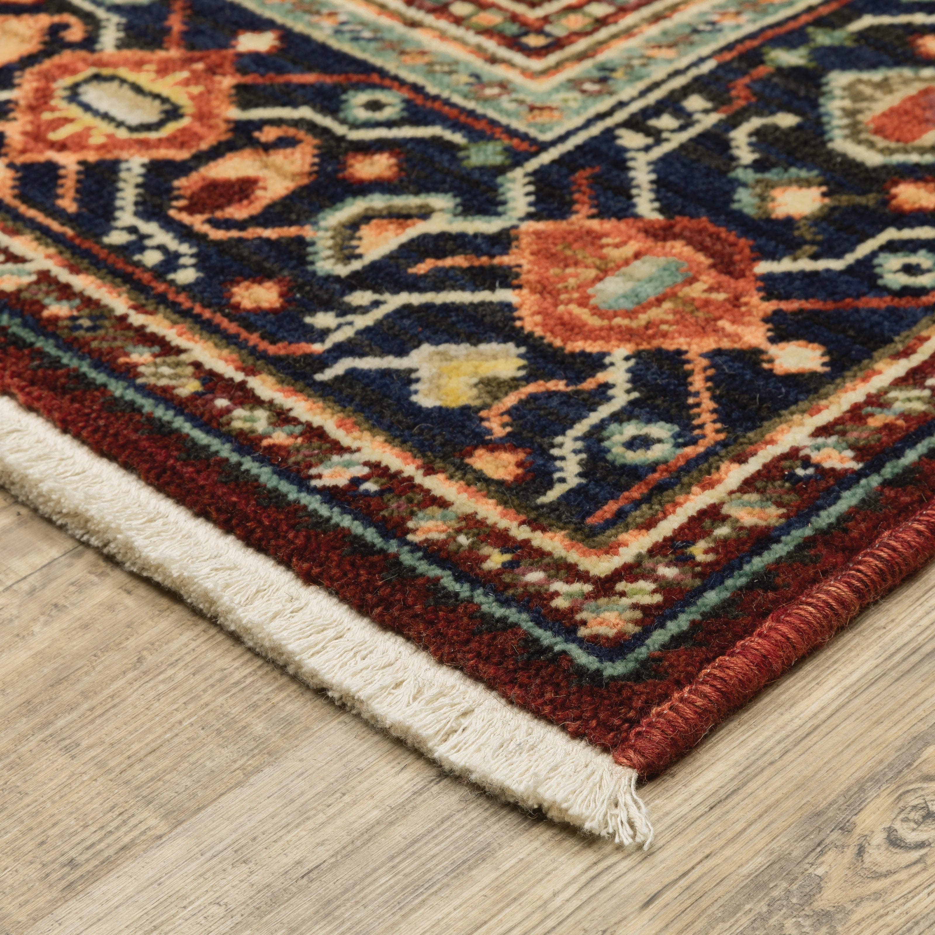 Oriental Weavers Lilihan 5503M Red/Blue Area Rug
