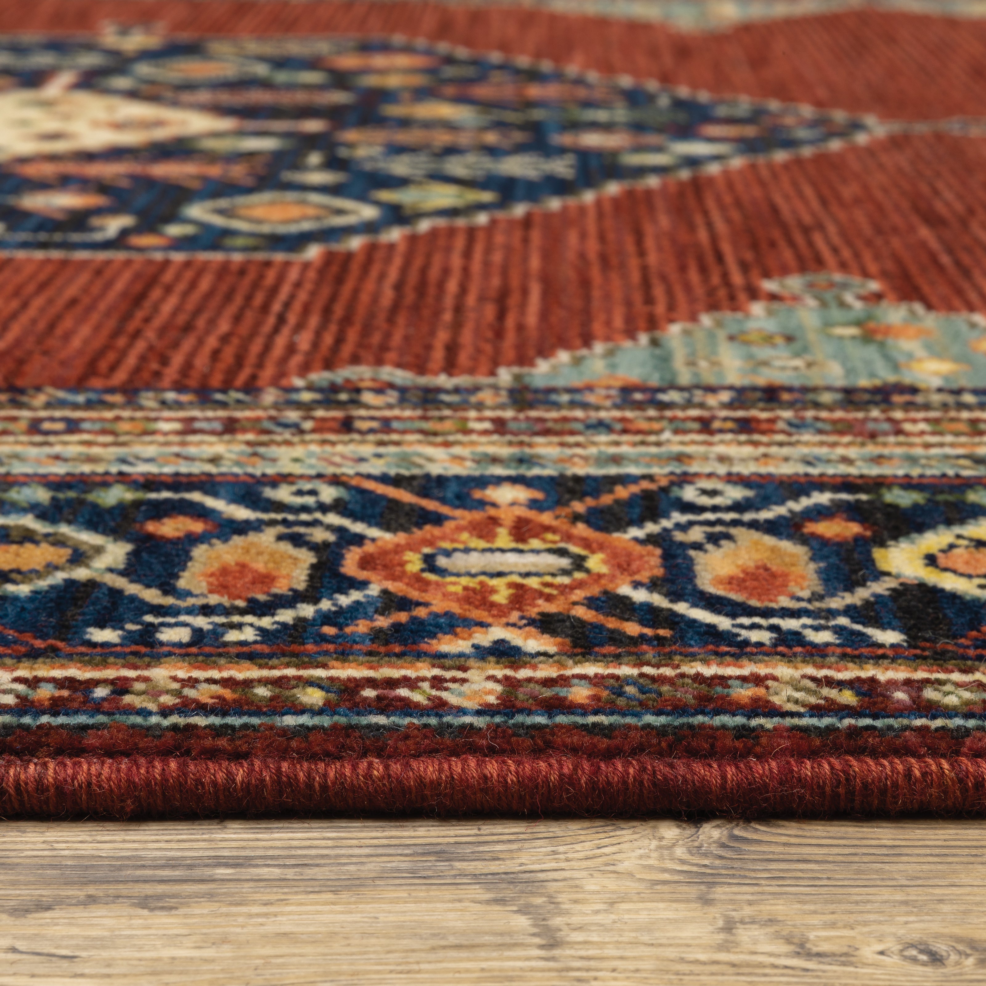 Oriental Weavers Lilihan 5503M Red/Blue Area Rug