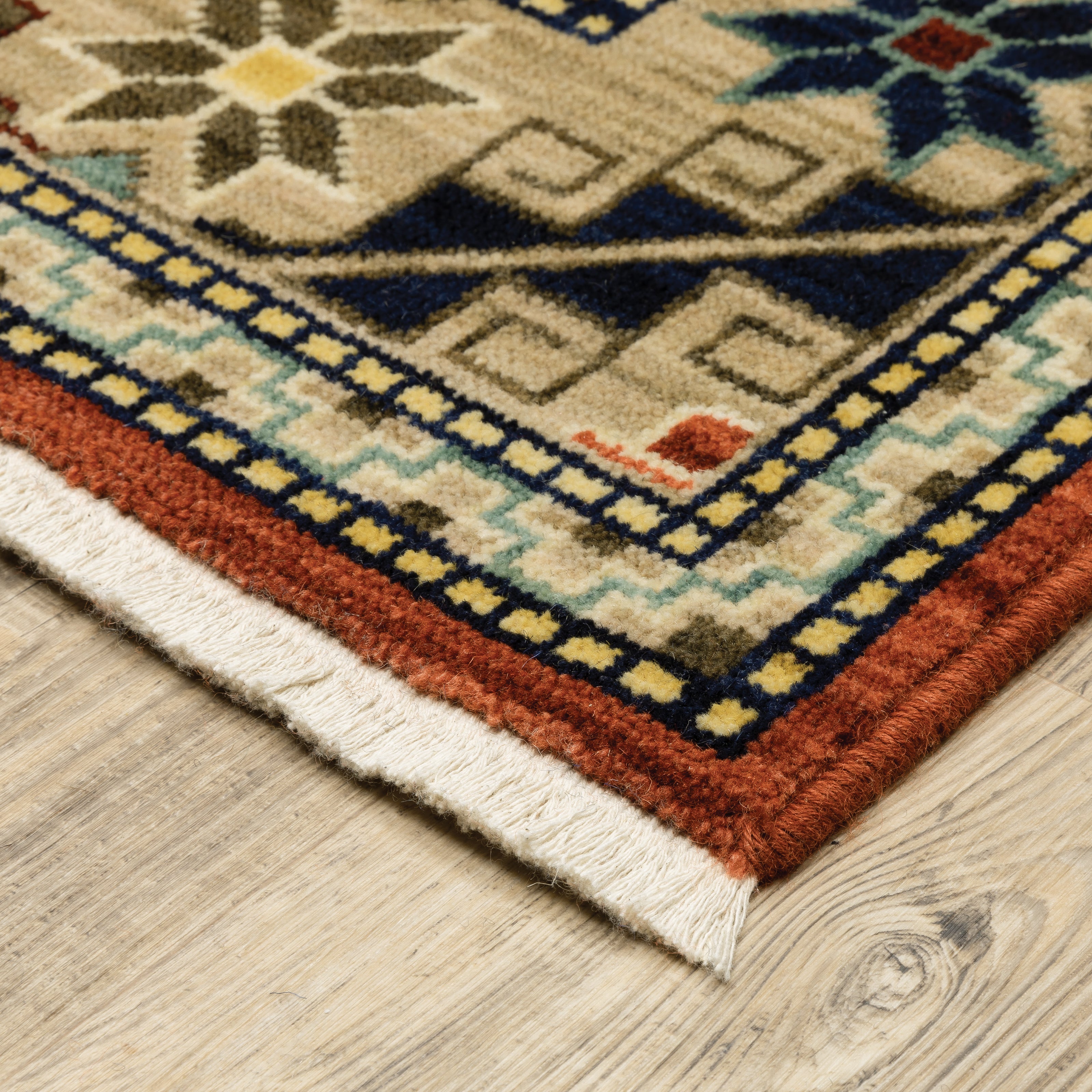 Oriental Weavers Lilihan 5504P Red/Multi Area Rug