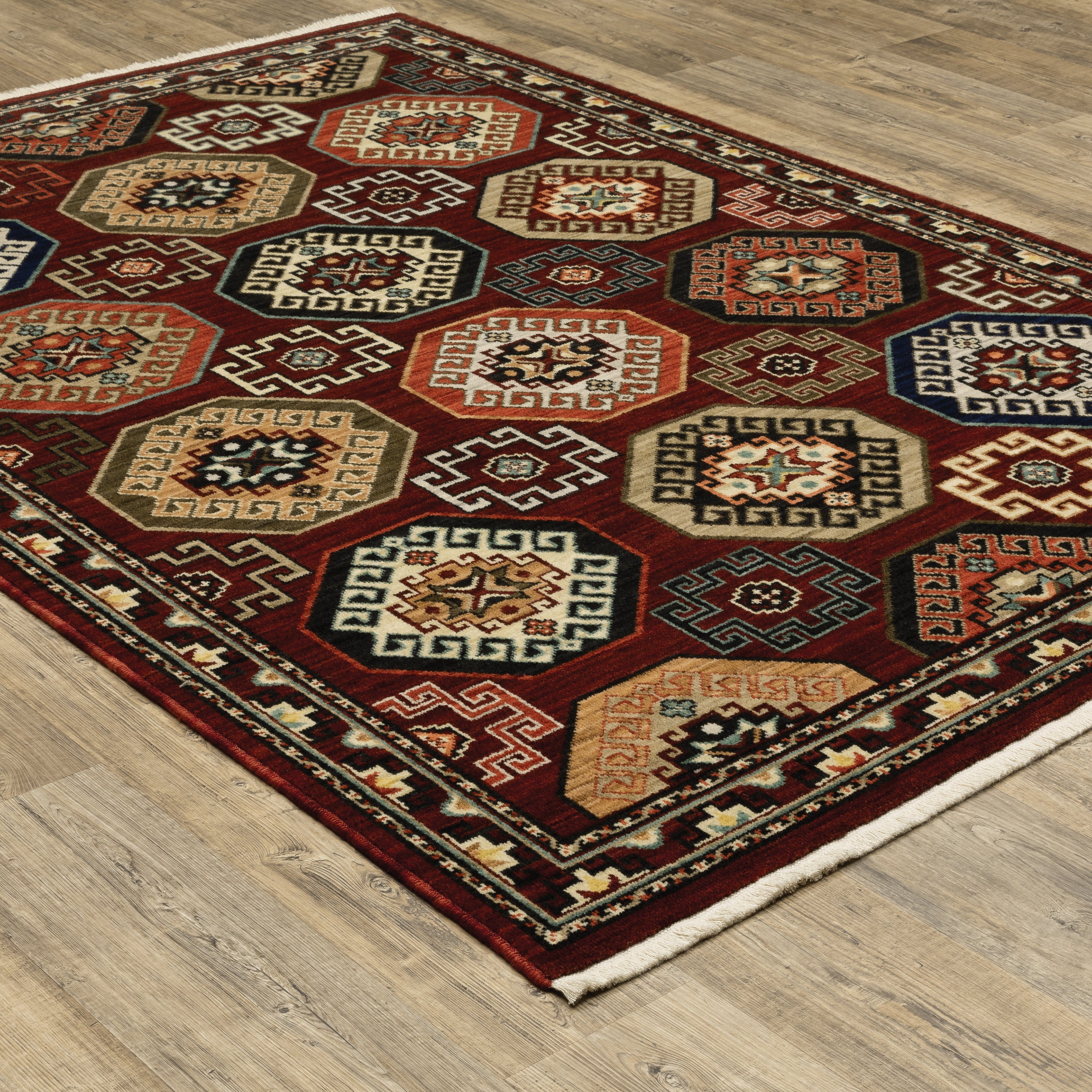 Oriental Weavers Lilihan 91R Red/Multi Area Rug