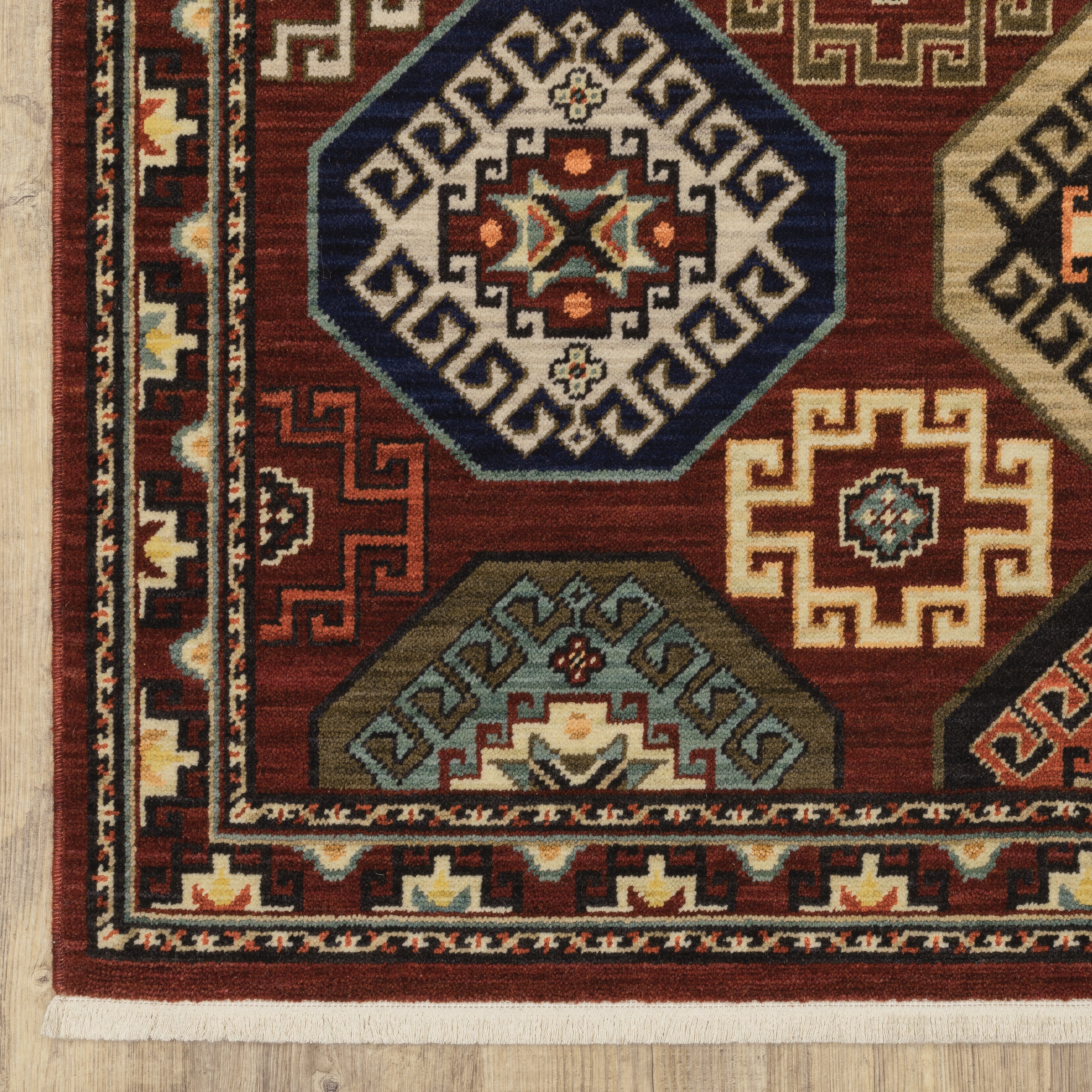Oriental Weavers Lilihan 91R Red/Multi Area Rug