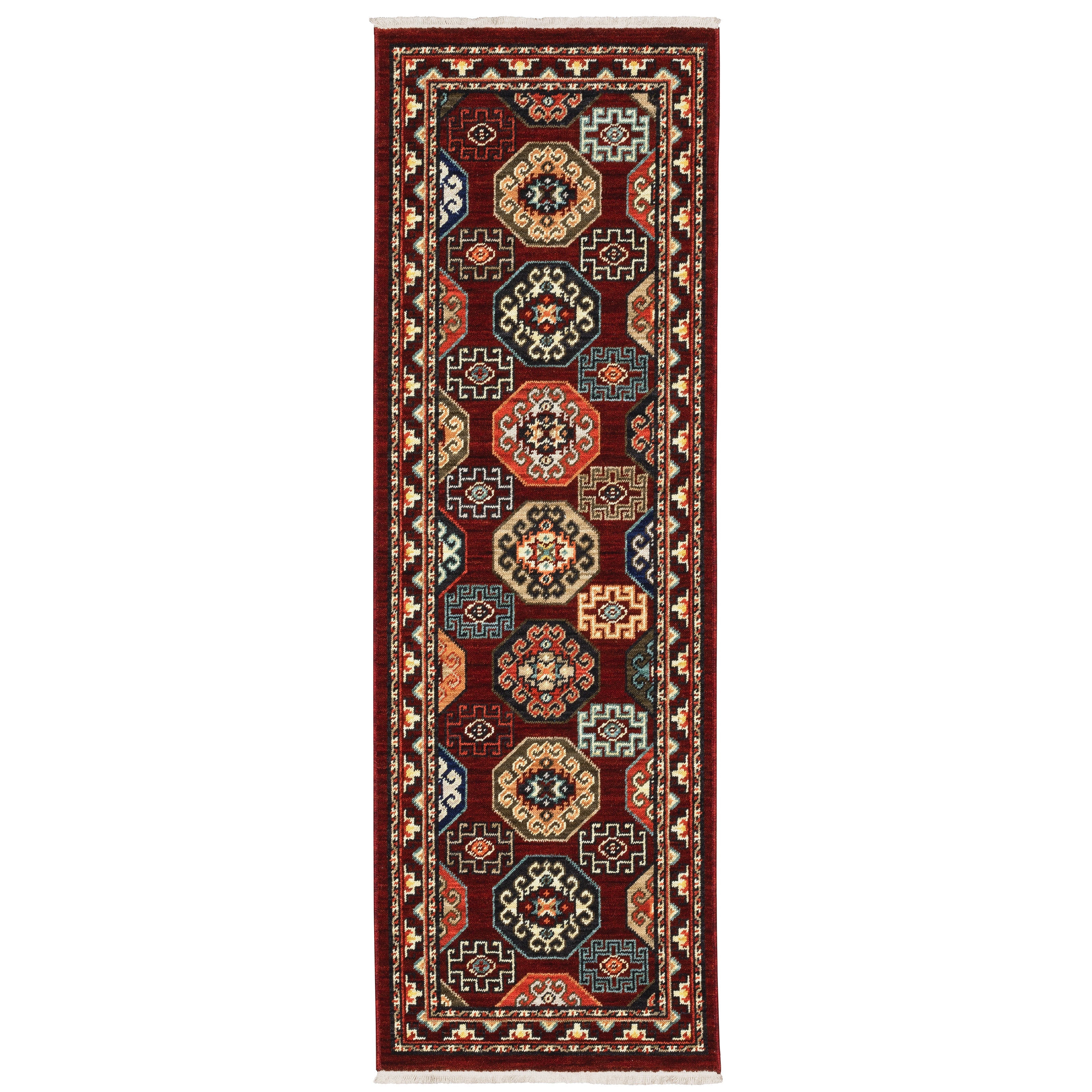 Oriental Weavers Lilihan 91R Red/Multi Area Rug