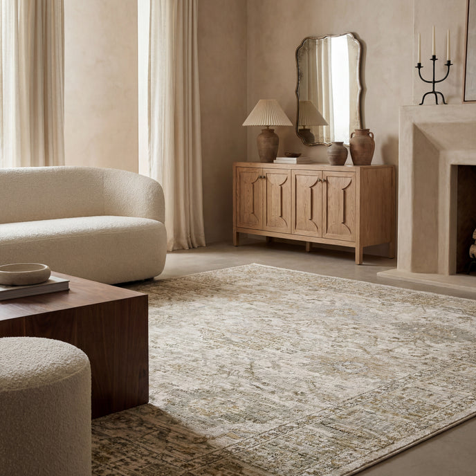 Oriental Weavers Lola LLA02 Gold/Blue Area Rug