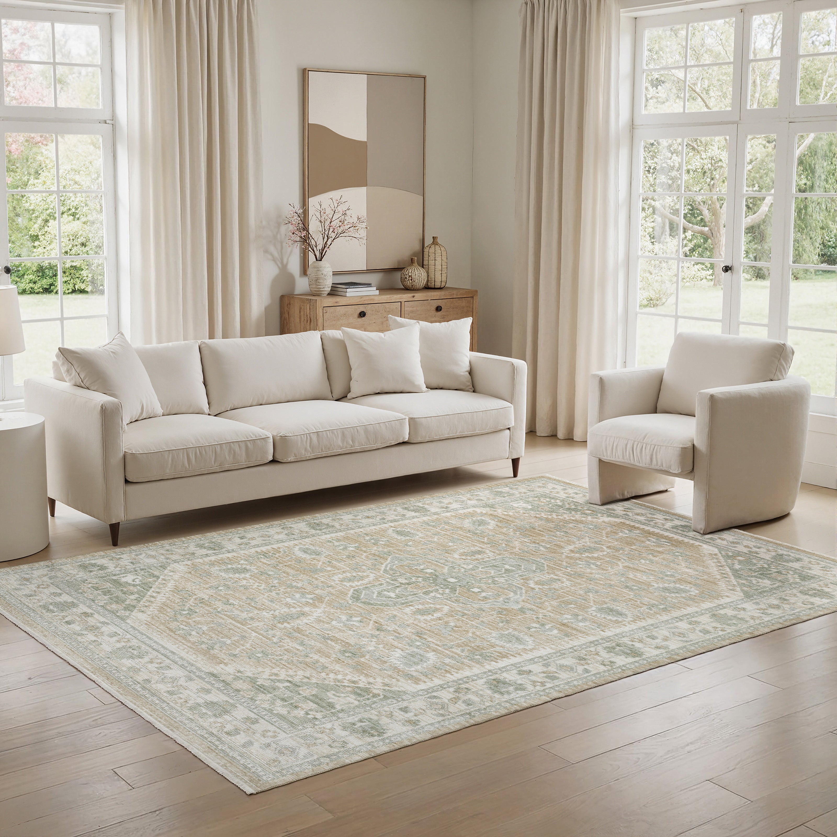Oriental Weavers Lola LLA06 Blue/Beige Area Rug