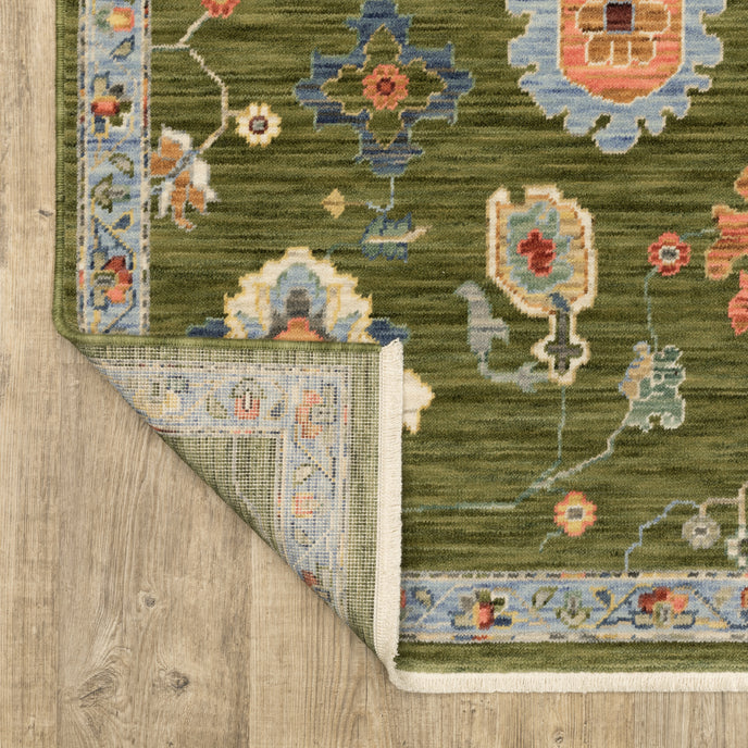 Oriental Weavers Lucca 2863E Green/Multi Area Rug