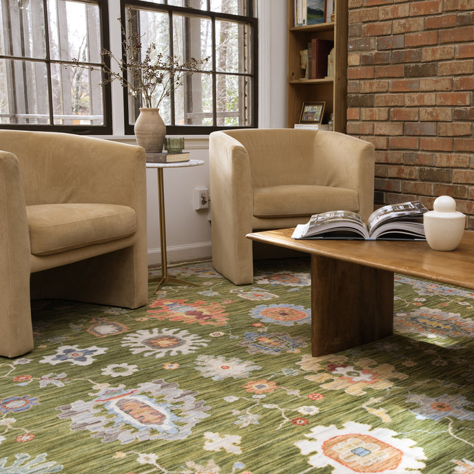 Oriental Weavers Lucca 2863E Green/Multi Area Rug
