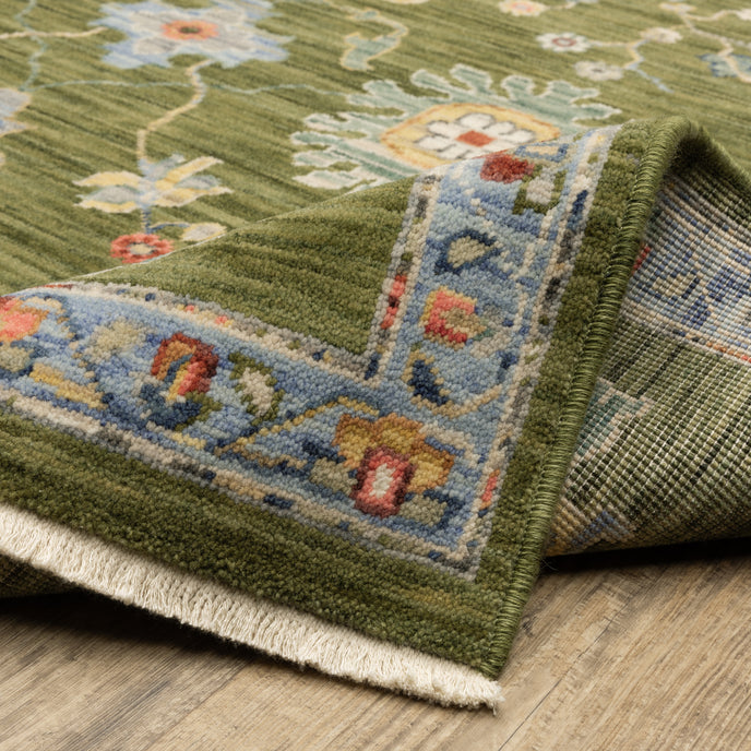 Oriental Weavers Lucca 2863E Green/Multi Area Rug