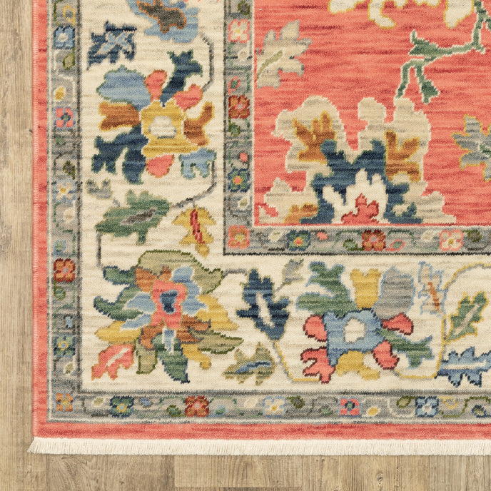 Oriental Weavers Lucca 2889B Pink/Multi Area Rug