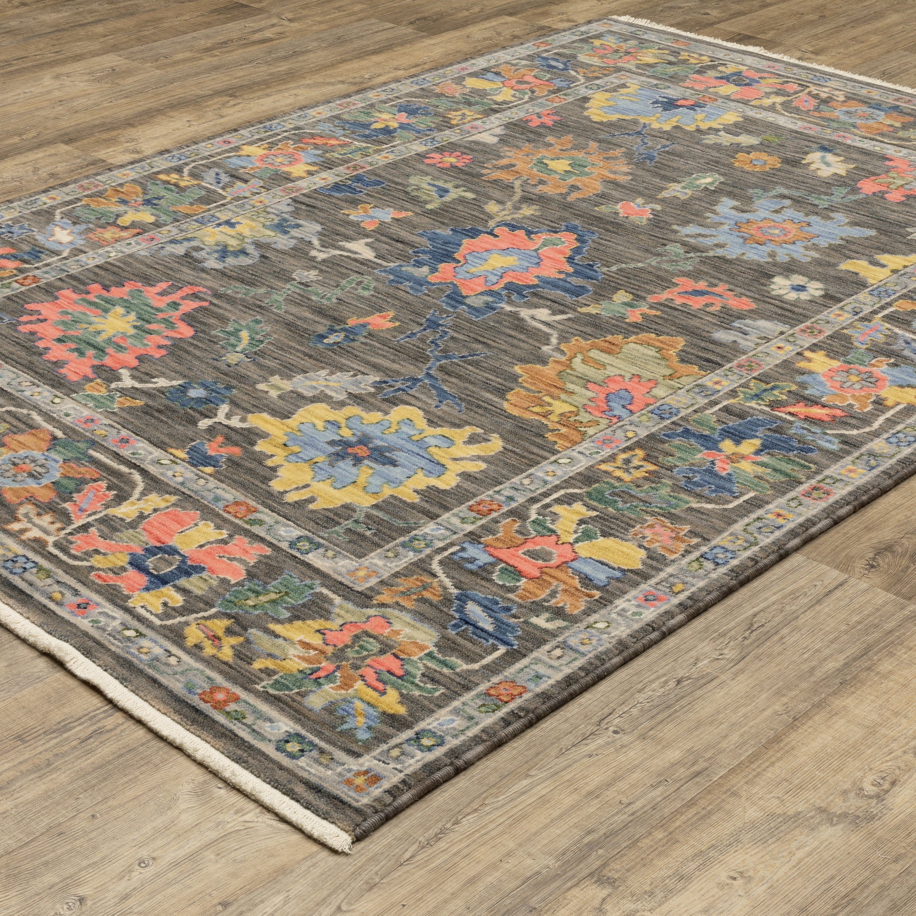 Oriental Weavers Lucca 5506K Grey/Multi Area Rug