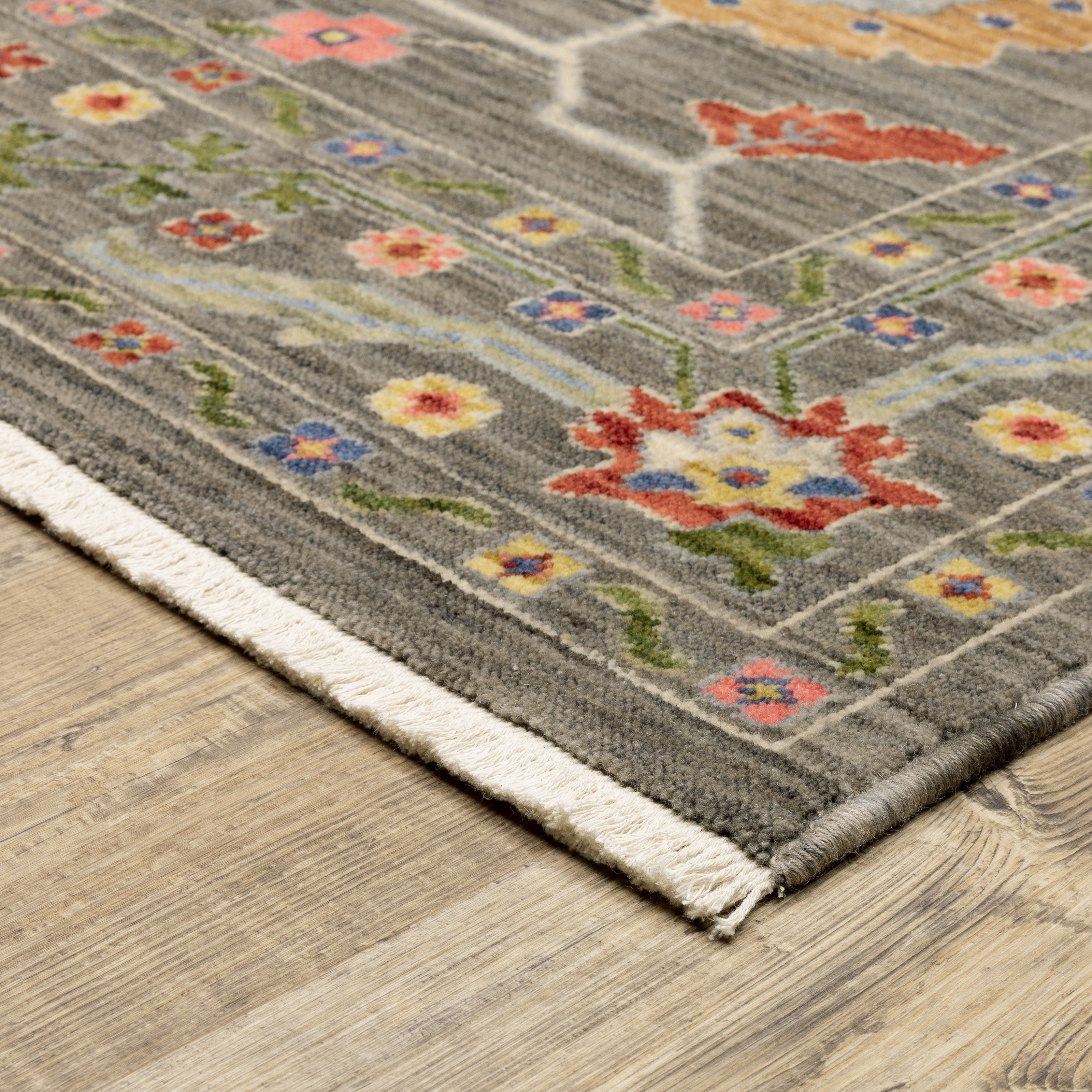 Oriental Weavers Lucca 5506K Grey/Multi Area Rug
