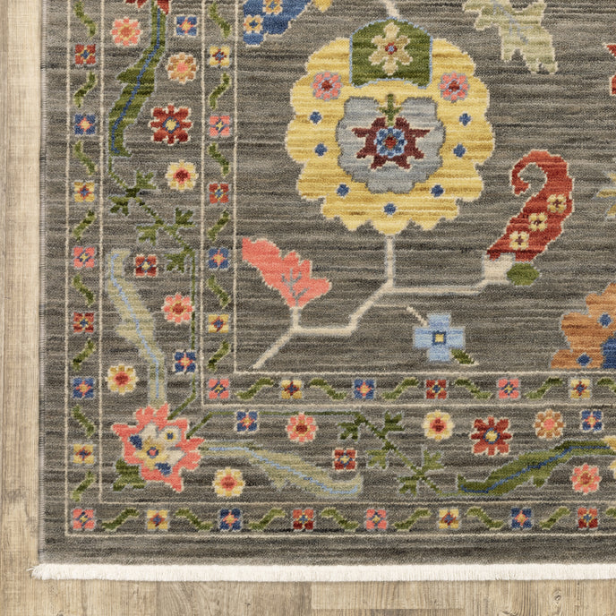 Oriental Weavers Lucca 5506K Grey/Multi Area Rug