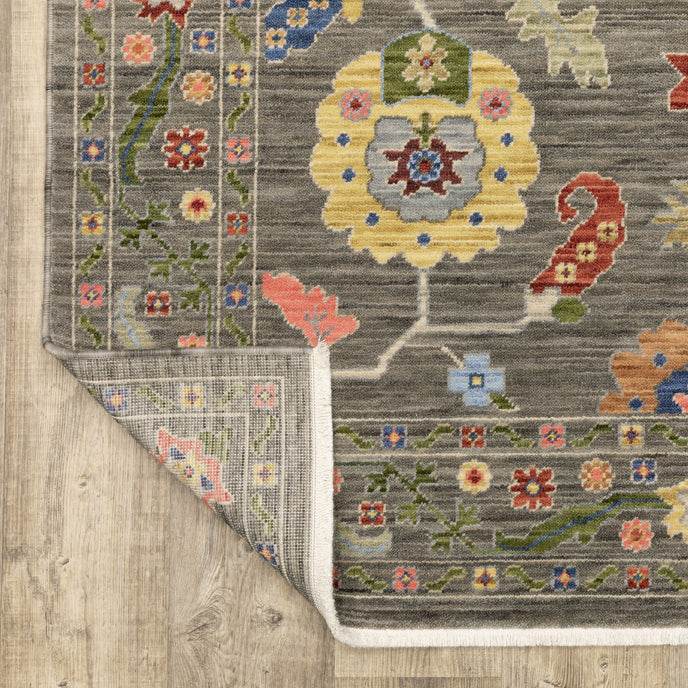 Oriental Weavers Lucca 5506K Grey/Multi Area Rug