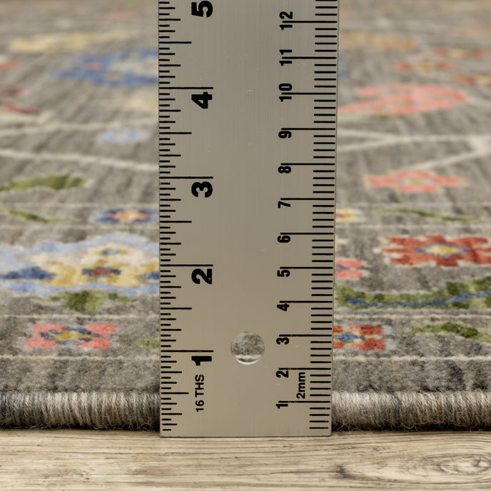 Oriental Weavers Lucca 5506K Grey/Multi Area Rug