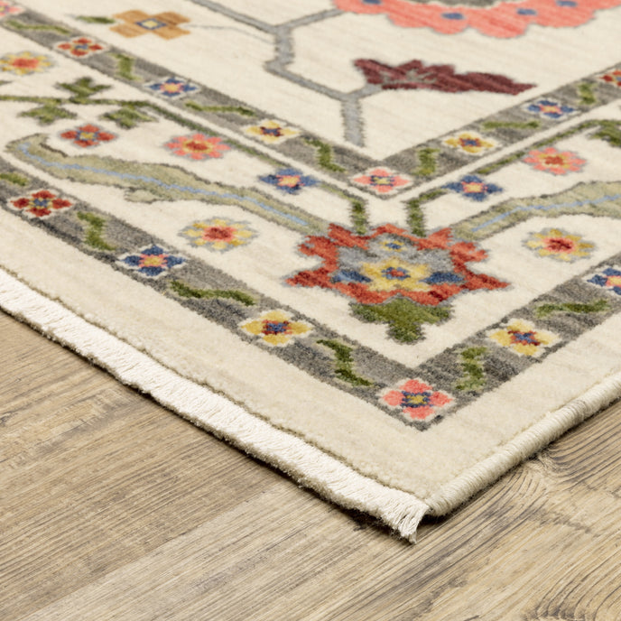 Oriental Weavers Lucca 5506W Ivory/Multi Area Rug