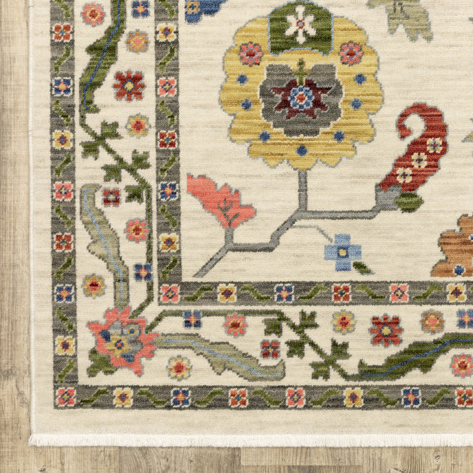 Oriental Weavers Lucca 5506W Ivory/Multi Area Rug