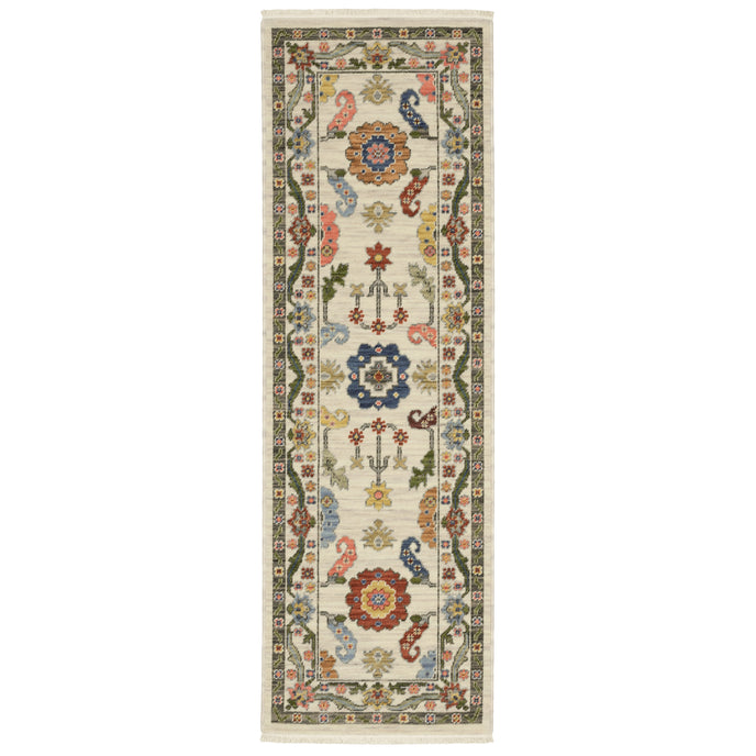 Oriental Weavers Lucca 5506W Ivory/Multi Area Rug