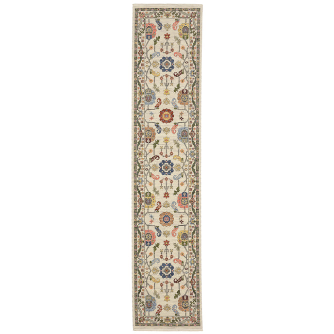 Oriental Weavers Lucca 5506W Ivory/Multi Area Rug