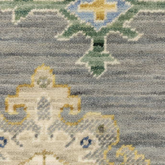 Oriental Weavers Lucca 5507E Grey/Multi Area Rug