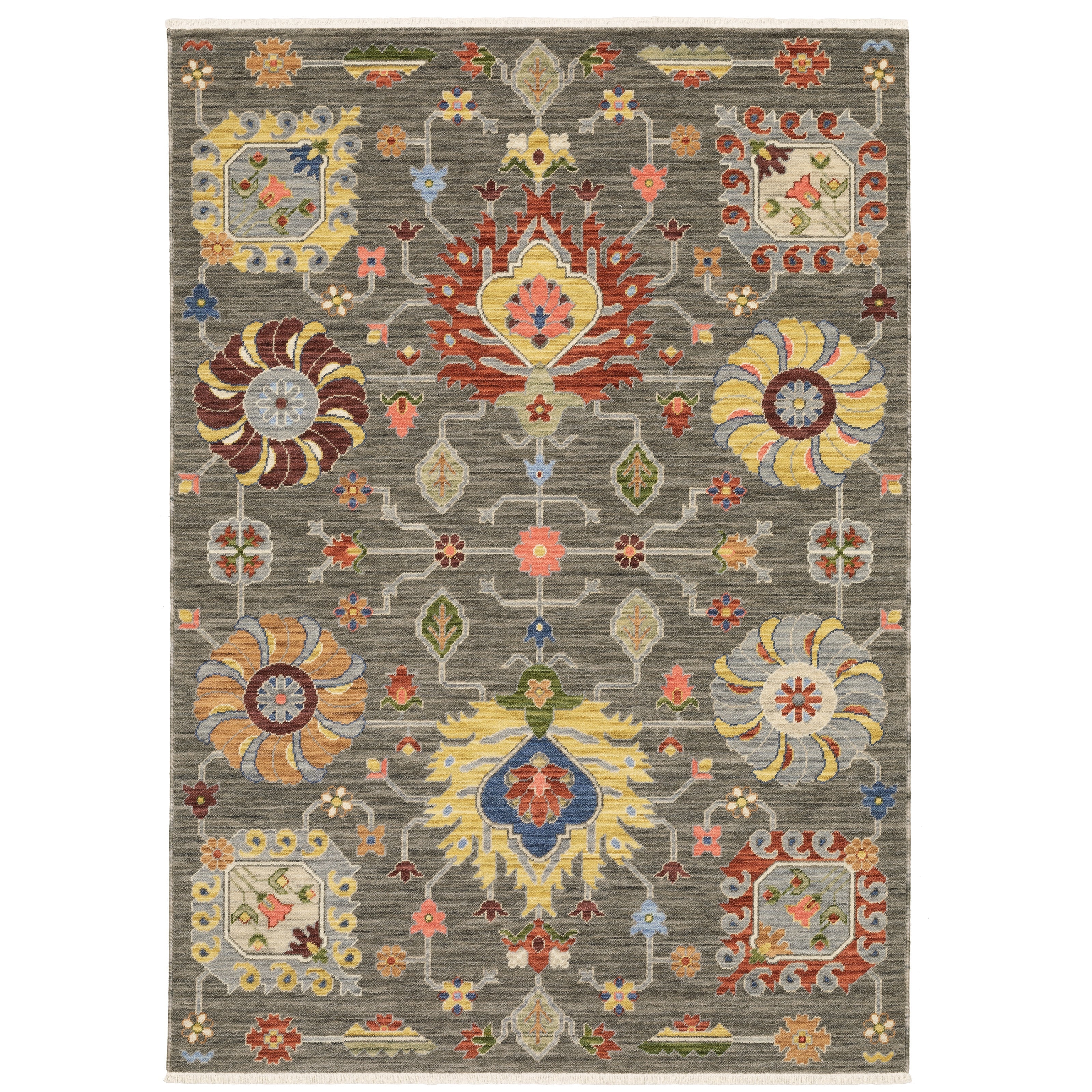 Oriental Weavers Lucca 8111K Grey/Multi Area Rug
