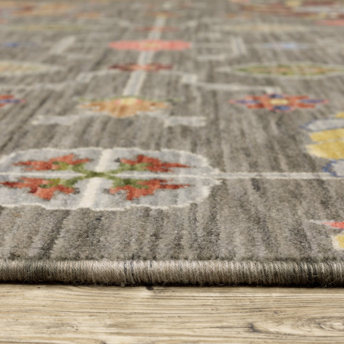 Oriental Weavers Lucca 8111K Grey/Multi Area Rug