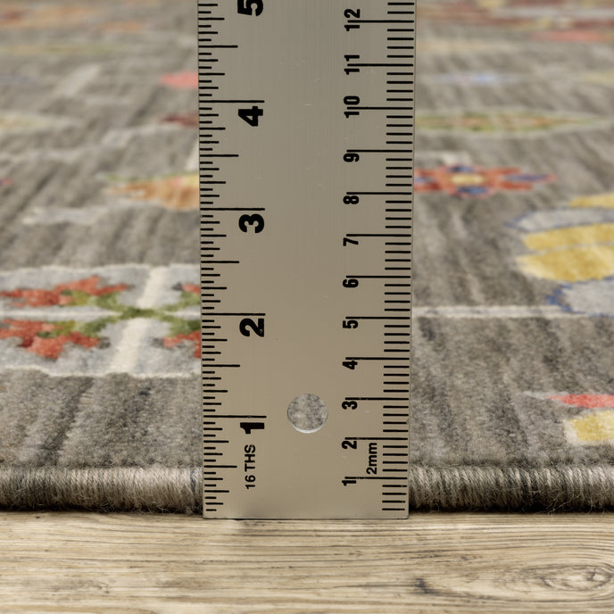 Oriental Weavers Lucca 8111K Grey/Multi Area Rug