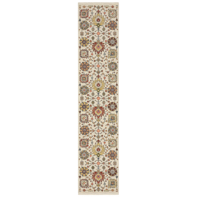 Oriental Weavers Lucca 8111W Ivory/Multi Area Rug