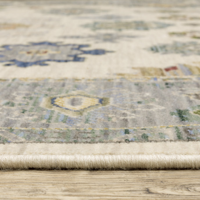 Oriental Weavers Lucca 846H Ivory/Blue Area Rug