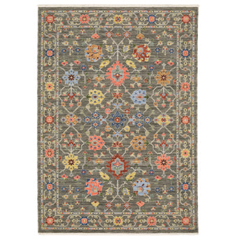 Oriental Weavers Lucca 93K Grey/Multi Area Rug