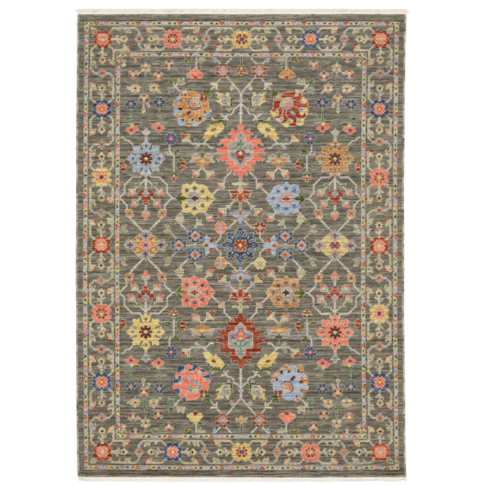 Oriental Weavers Lucca 93K Grey/Multi Area Rug