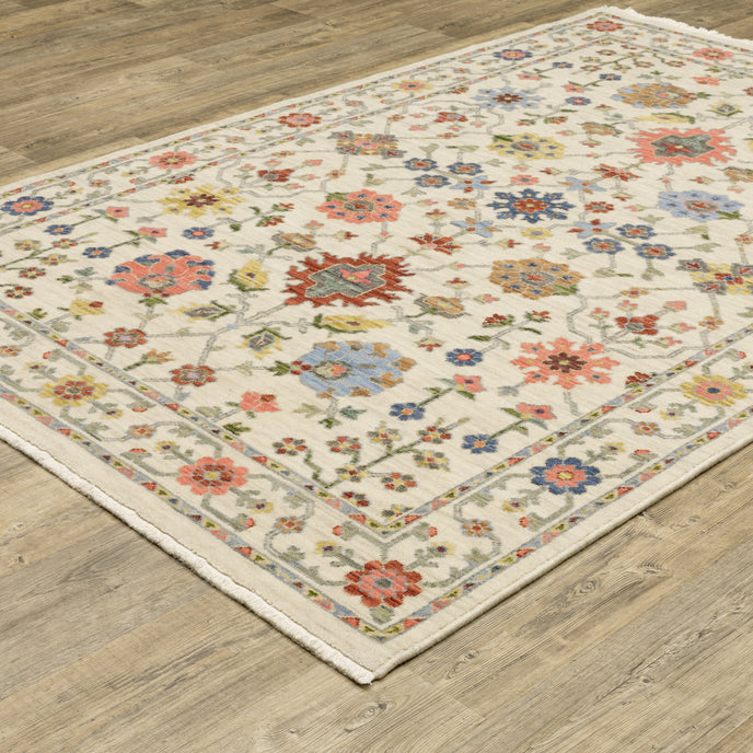 Oriental Weavers Lucca 93W Ivory/Multi Area Rug