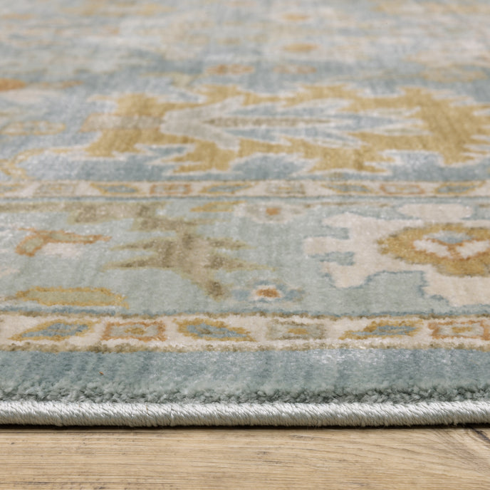 Oriental Weavers Maeve MAE02 Blue/Rust Area Rug