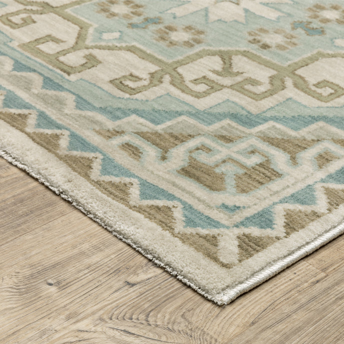 Oriental Weavers Maeve MAE03 Beige/Blue Area Rug