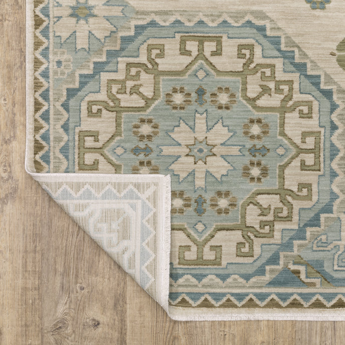 Oriental Weavers Maeve MAE03 Beige/Blue Area Rug