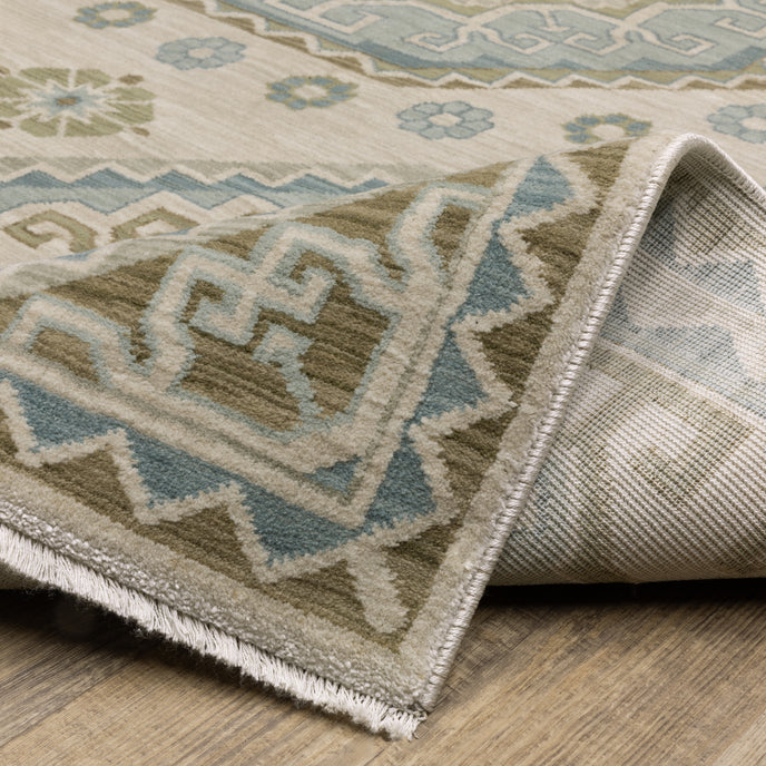 Oriental Weavers Maeve MAE03 Beige/Blue Area Rug