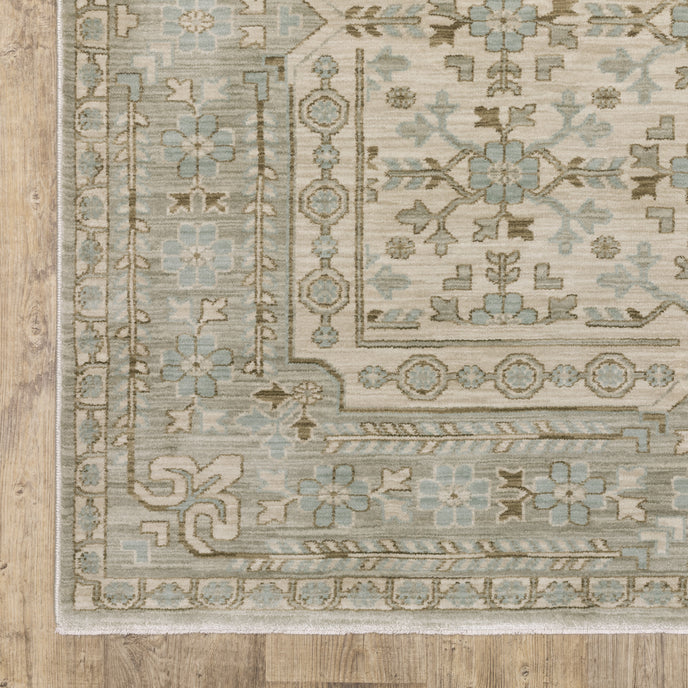 Oriental Weavers Maeve MAE04 Beige/Blue Area Rug