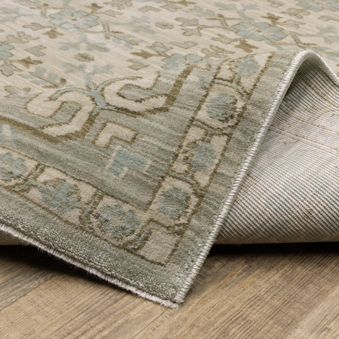 Oriental Weavers Maeve MAE04 Beige/Blue Area Rug