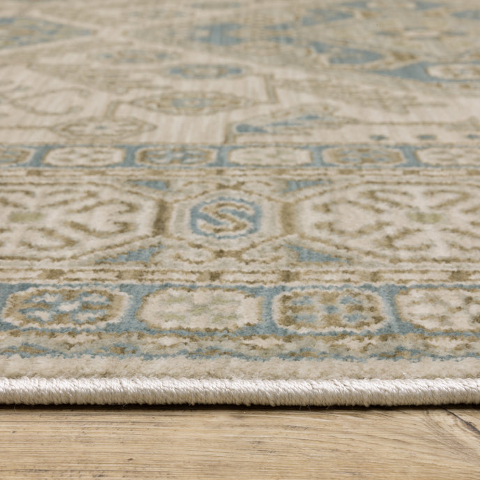 Oriental Weavers Maeve MAE05 Beige/Blue Area Rug