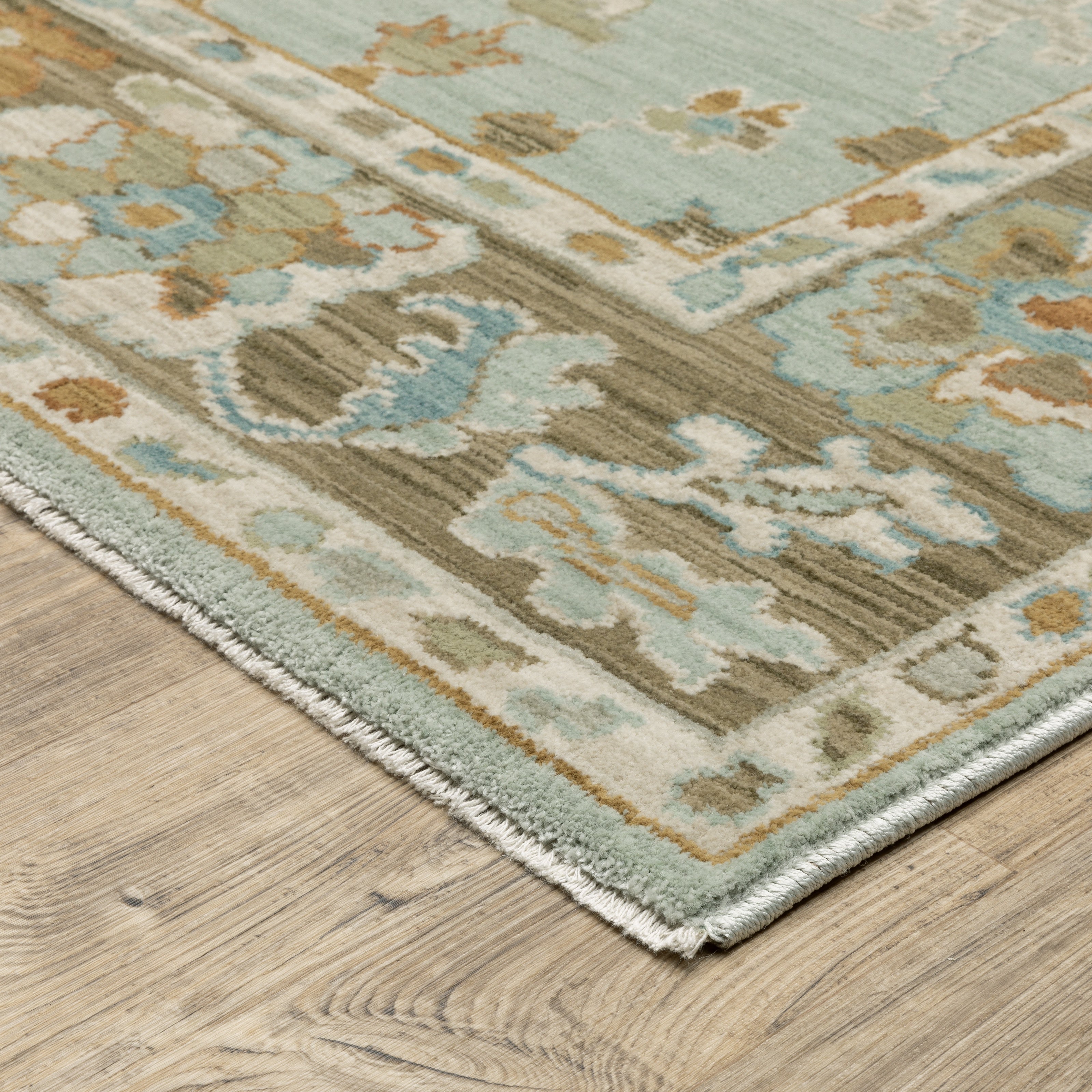 Oriental Weavers Maeve MAE06 Blue/Rust Area Rug