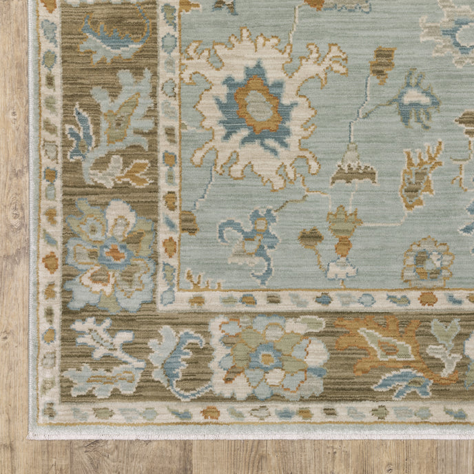 Oriental Weavers Maeve MAE06 Blue/Rust Area Rug