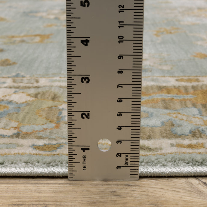 Oriental Weavers Maeve MAE06 Blue/Rust Area Rug
